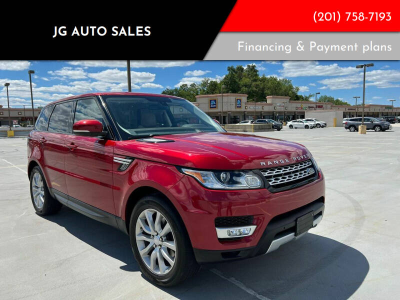 2015 Land Rover Range Rover Sport for sale at JG Auto Sales in North Bergen NJ