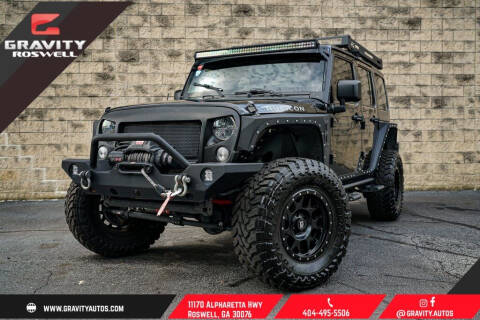 2018 Jeep Wrangler JK Unlimited for sale at Gravity Autos Roswell in Roswell GA