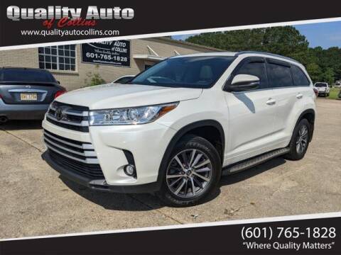 2018 Toyota Highlander for sale at Quality Auto of Collins in Collins MS