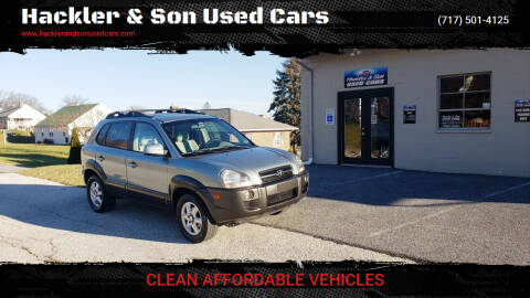 2005 Hyundai Tucson for sale at Hackler & Son Used Cars in Red Lion PA