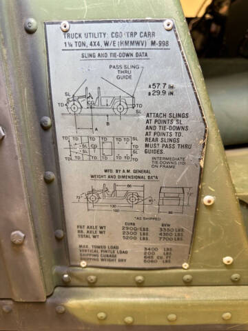 1986 AM General Hummer