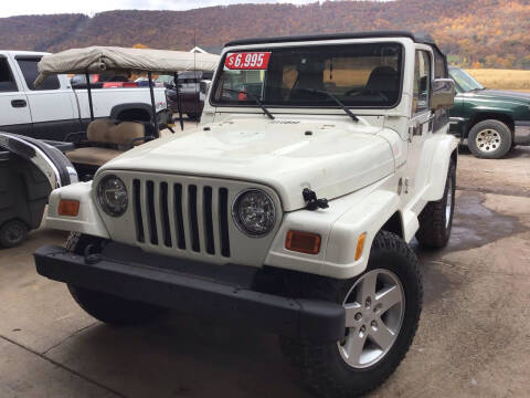 2001 Jeep Wrangler for sale at Troy's Auto Sales in Dornsife PA