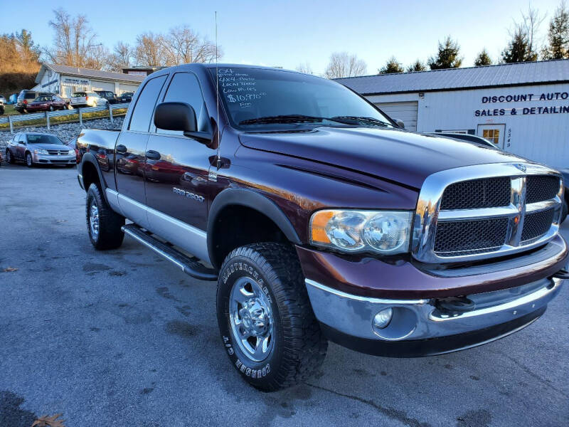 2004 Dodge Ram Pickup 2500 for sale at DISCOUNT AUTO SALES in Johnson City TN