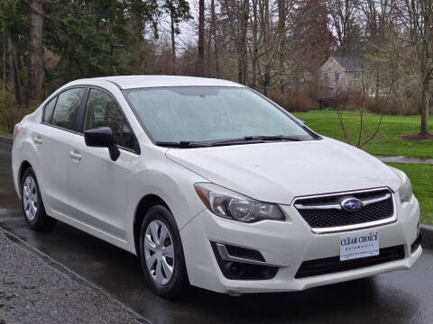 2015 Subaru Impreza for sale at CLEAR CHOICE AUTOMOTIVE in Milwaukie OR