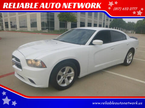 2013 Dodge Charger for sale at RELIABLE AUTO NETWORK in Arlington TX