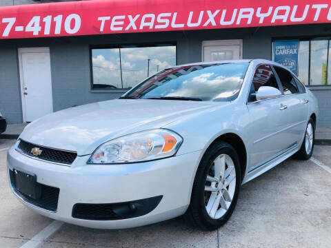 2012 Chevrolet Impala for sale at Texas Luxury Auto in Cedar Hill TX