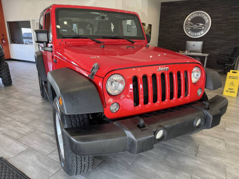 2017 Jeep Wrangler for sale at Evolution Autos in Whiteland IN
