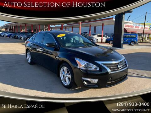 2015 Nissan Altima for sale at Auto Selection of Houston in Houston TX