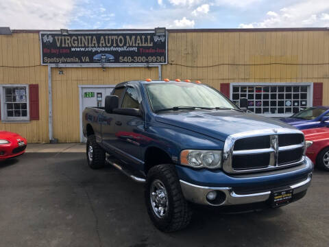 2003 Dodge Ram Pickup 2500 for sale at Virginia Auto Mall in Woodford VA