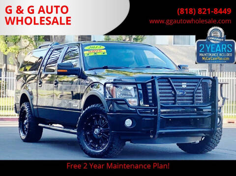 2012 Ford F-150 for sale at G & G AUTO WHOLESALE in North Hollywood CA