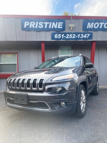 2017 Jeep Cherokee for sale at Pristine Motors in Saint Paul MN
