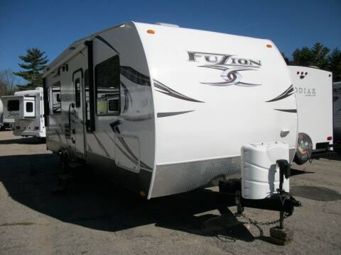 2013 Keystone Fusion 260 Toy Hauler for sale at Olde Bay RV in Rochester NH