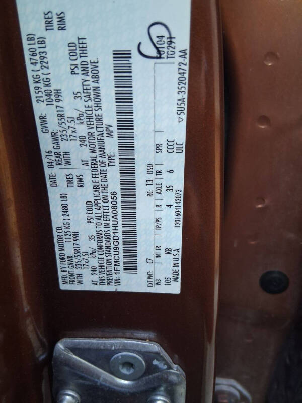2017 Ford Escape SE