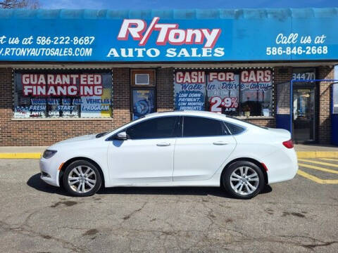 2015 Chrysler 200 for sale at R Tony Auto Sales in Clinton Township MI