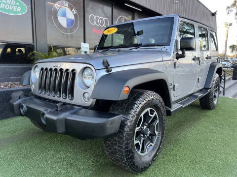 2017 Jeep Wrangler Unlimited for sale at Cars of Tampa in Tampa FL