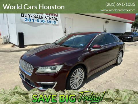 Lincoln MKZ For Sale in Houston TX World Cars Houston