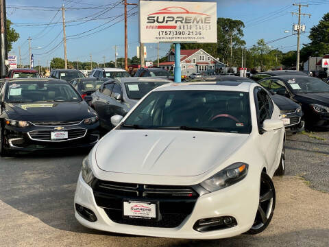 2014 Dodge Dart for sale at Supreme Auto Sales in Chesapeake VA
