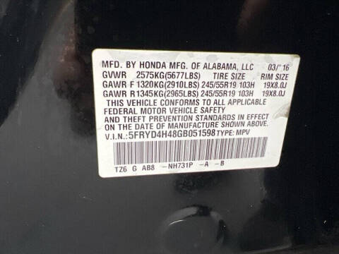 2016 Acura MDX SH-AWD w/Tech