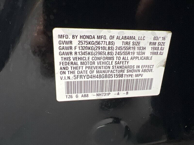 2016 Acura MDX SH-AWD w/Tech