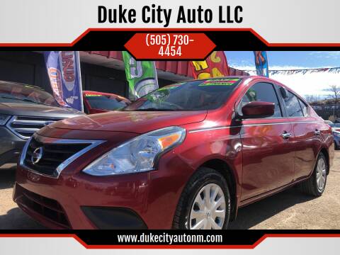 2017 Nissan Versa for sale at Duke City Auto LLC in Gallup NM