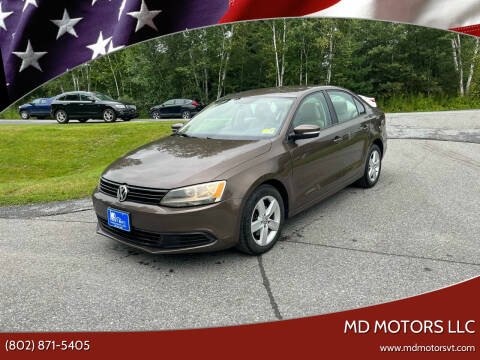 2011 Volkswagen Jetta for sale at MD Motors LLC in Williston VT