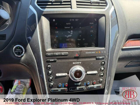 2019 Ford Explorer Platinum