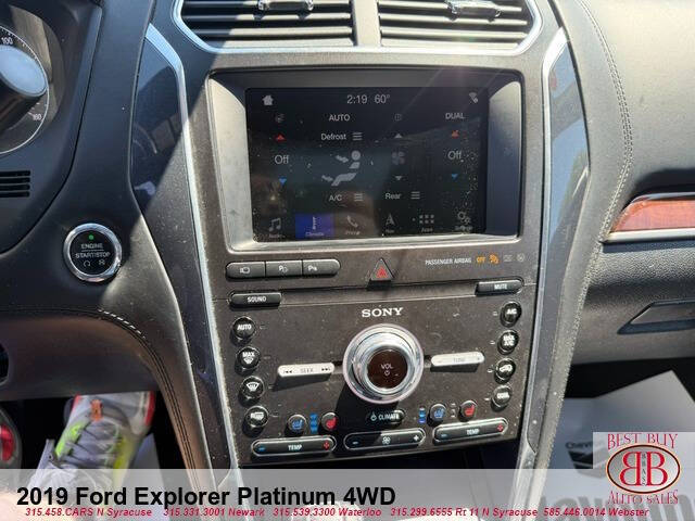 2019 Ford Explorer Platinum