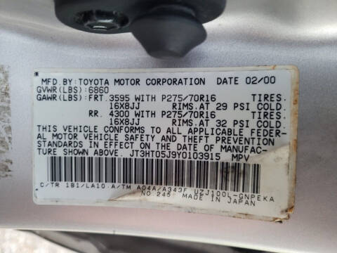 2000 Toyota Land Cruiser