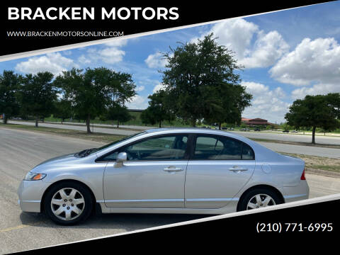 2011 Honda Civic for sale at BRACKEN MOTORS in San Antonio TX