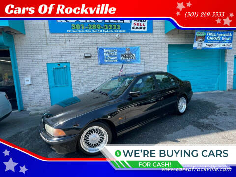 2000 BMW 5 Series for sale at Cars Of Rockville in Rockville MD