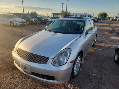 2006 Infiniti G35 for sale at PYRAMID MOTORS - Fountain Lot in Fountain CO