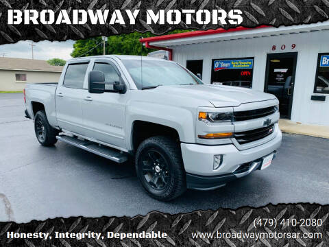 2018 Chevrolet Silverado 1500 for sale at BROADWAY MOTORS in Van Buren AR