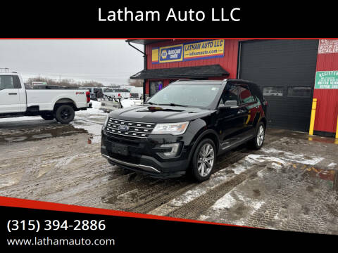 2017 Ford Explorer for sale at Latham Auto LLC in Ogdensburg NY