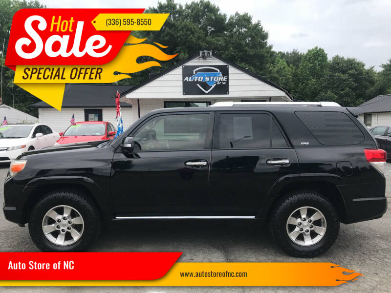 2012 Toyota 4Runner for sale at Auto Store of NC in Walkertown NC