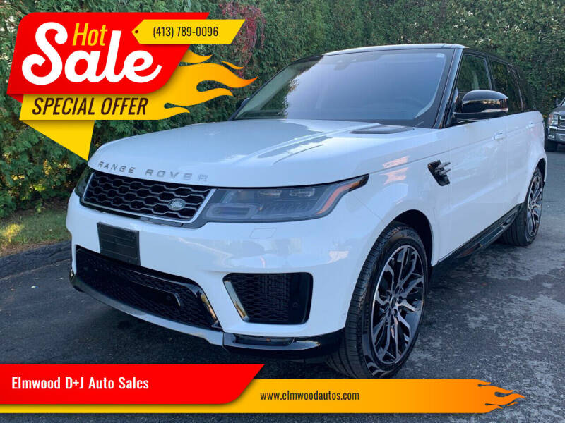 2019 Land Rover Range Rover Sport for sale at Elmwood D+J Auto Sales in Agawam MA