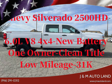 2018 Chevrolet Silverado 2500HD for sale at J & M Auto Land in Sacramento CA