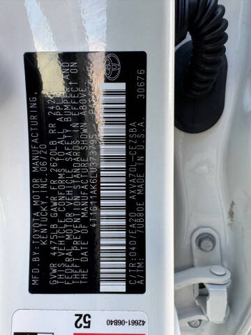 2020 Toyota Camry SE