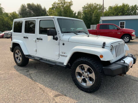 2016 Jeep Wrangler Unlimited for sale at MOTORS N MORE in Brainerd MN