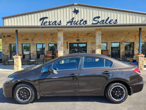 2014 Honda Civic for sale at Texas Auto Sales in San Antonio TX