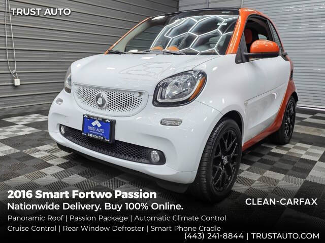 2016 Smart fortwo passion