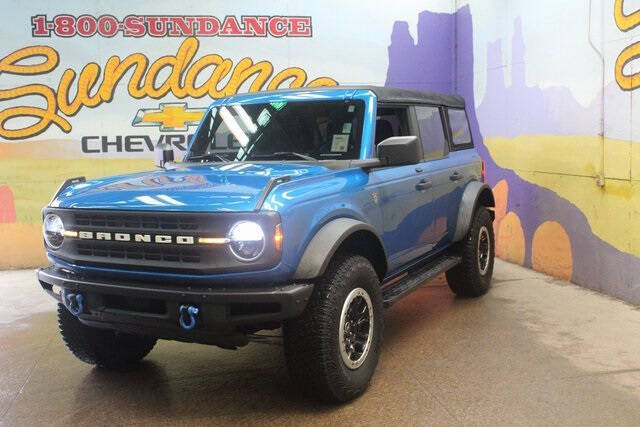 Used 2021 Ford Bronco 4-Door Base with VIN 1FMDE5DH5MLA63644 for sale in Grand Ledge, MI