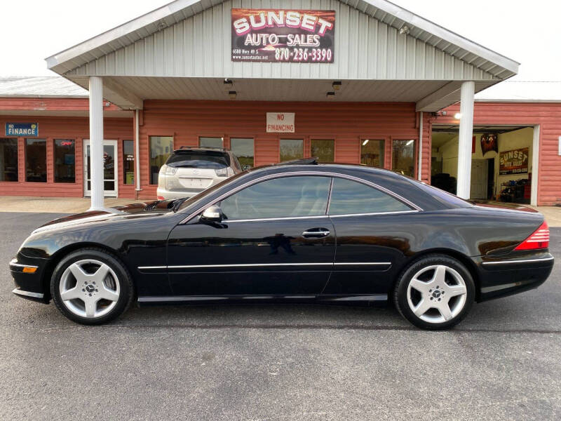 2003 Mercedes-Benz CL-Class for sale at Sunset Auto Sales in Paragould AR