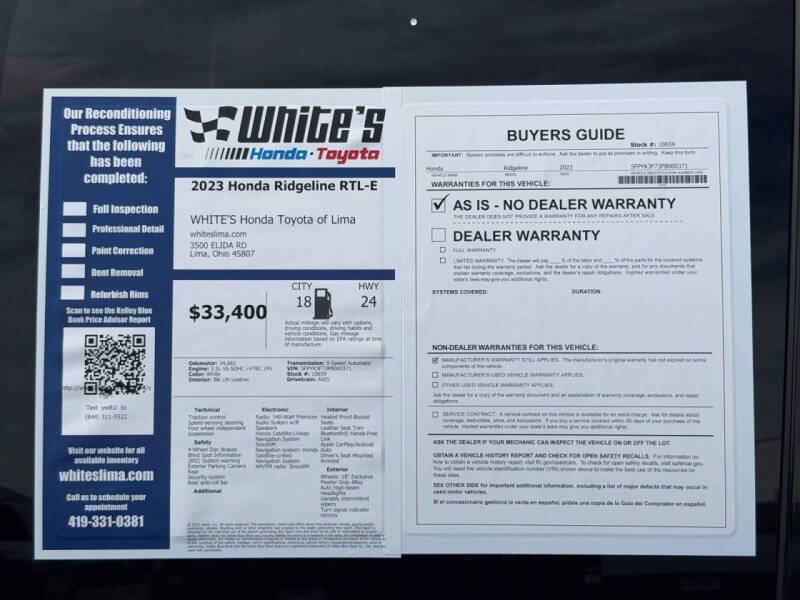 2023 Honda Ridgeline RTL-E
