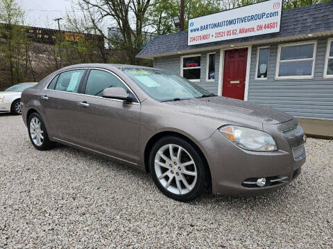 2010 Chevrolet Malibu for sale at BARTON AUTOMOTIVE GROUP LLC in Alliance OH