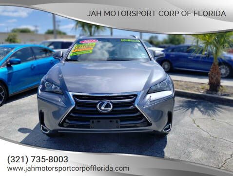 2017 Lexus NX 200t for sale at JAH MOTORSPORT CORP OF FLORIDA in Cocoa FL