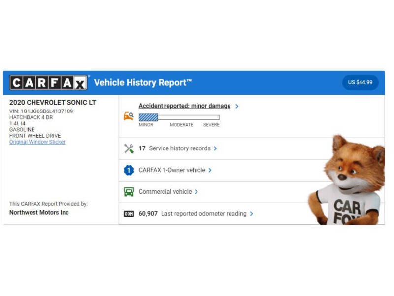 2020 Chevrolet Sonic LT