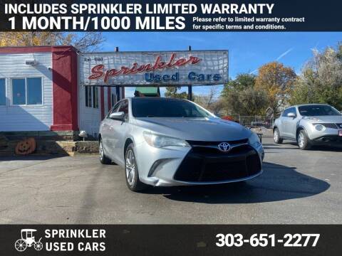 2016 Toyota Camry for sale at Sprinkler Used Cars in Longmont CO