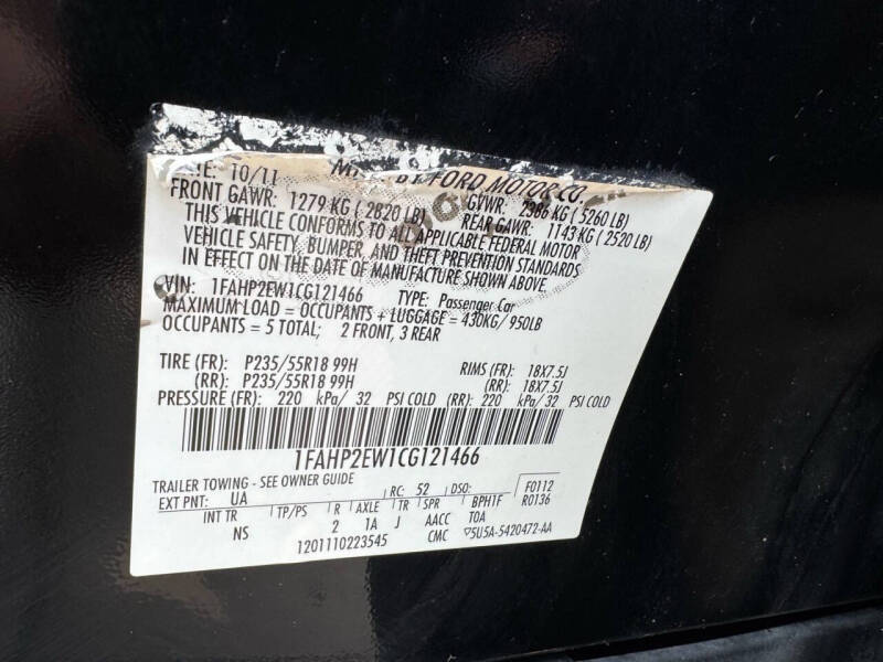 2012 Ford Taurus SEL