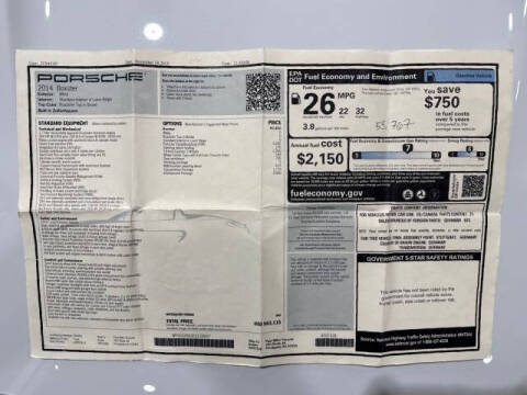 2014 Porsche Boxster