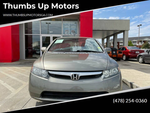 2007 Honda Civic for sale at Thumbs Up Motors in Ashburn GA